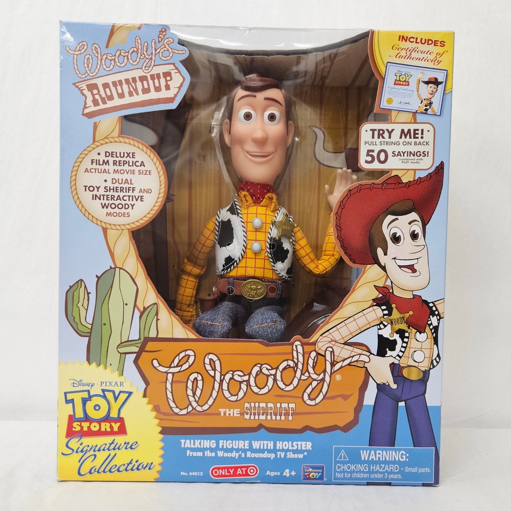 Disney Toy Story Signature Collection Woody Talking Figure 64012 Thinkway Toys